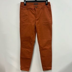 Toad & Co dusty orange pants 10